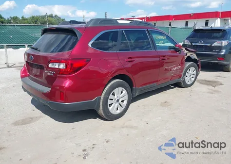 2016 Subaru Outback 2.5I Premium из США, поврежденный, VIN 4S4BSAFC7G3289442